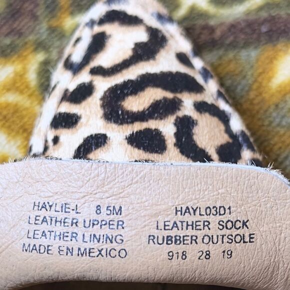 Steve‎ Madden Hailey Cheetah Fur Flats - Picture 9 of 9